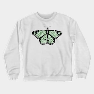 Green Butterfly Crewneck Sweatshirt